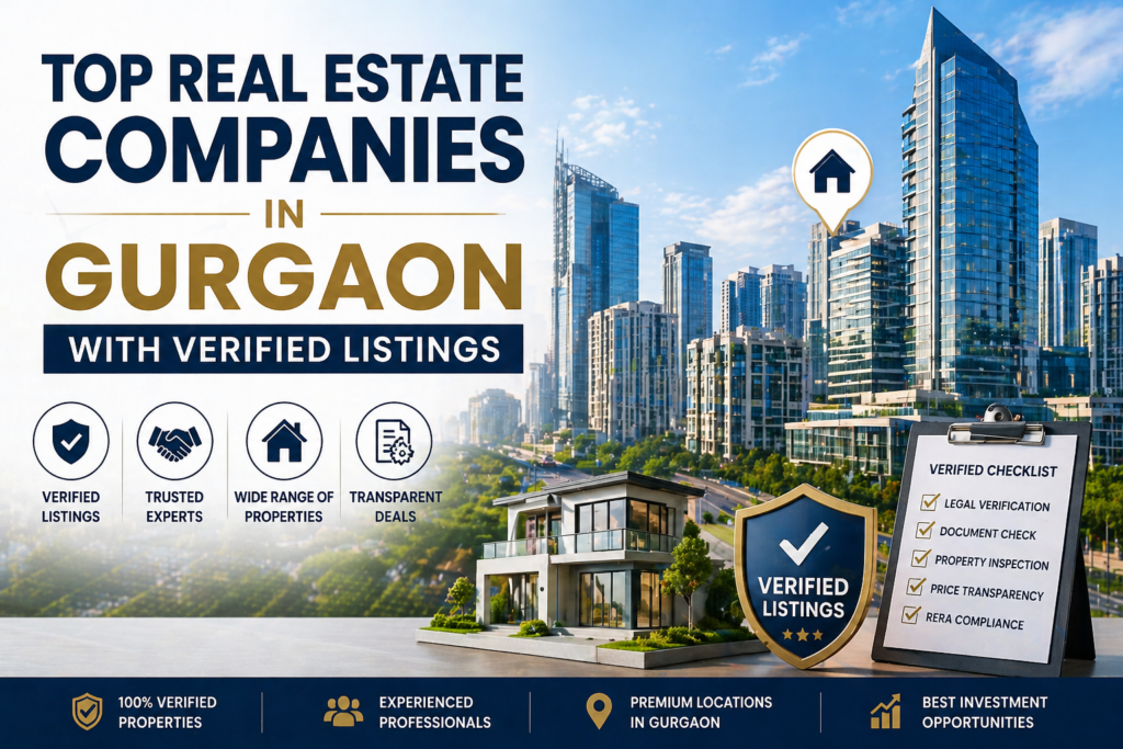 Top Real Estate Companies in Gurgaon with Verified Listings