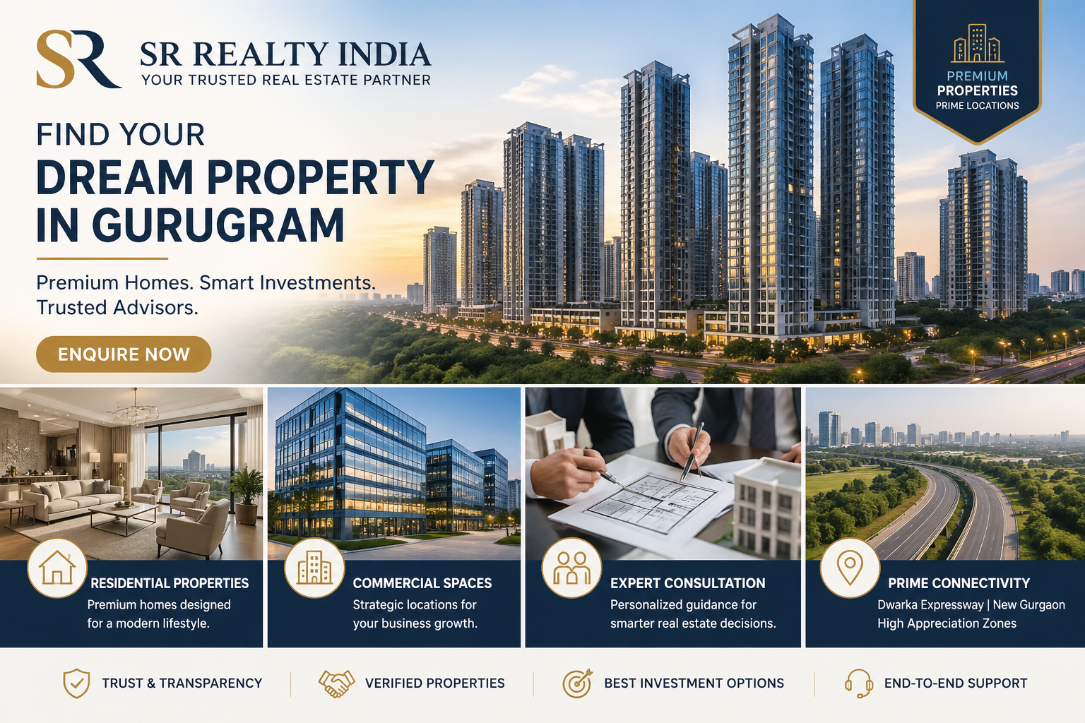 SR Realty India – Trusted Real Estate Consultants in Gurugram