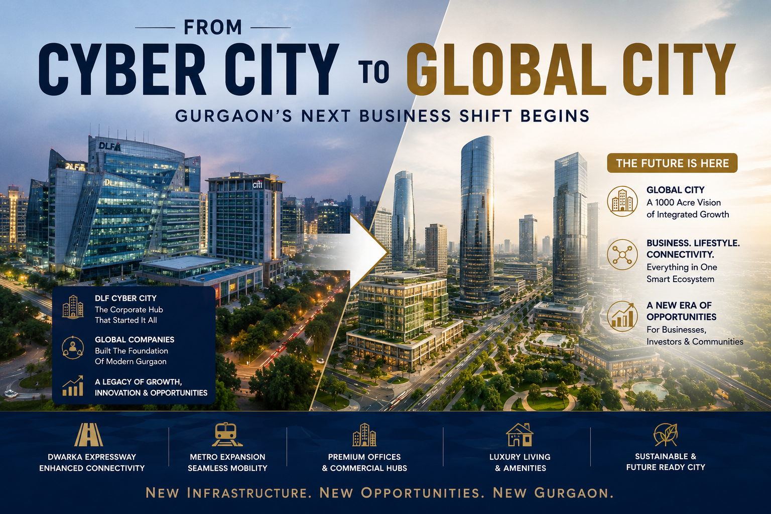 Gurgaon’s Transformation from Cyber City to Global City