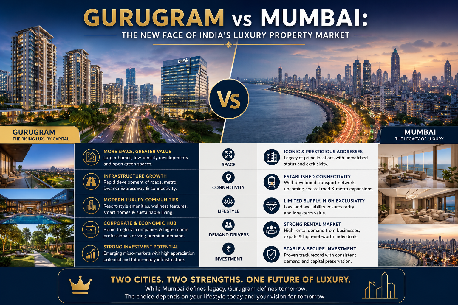 Gurugram vs Mumbai: The New Face of India’s Luxury Property Market