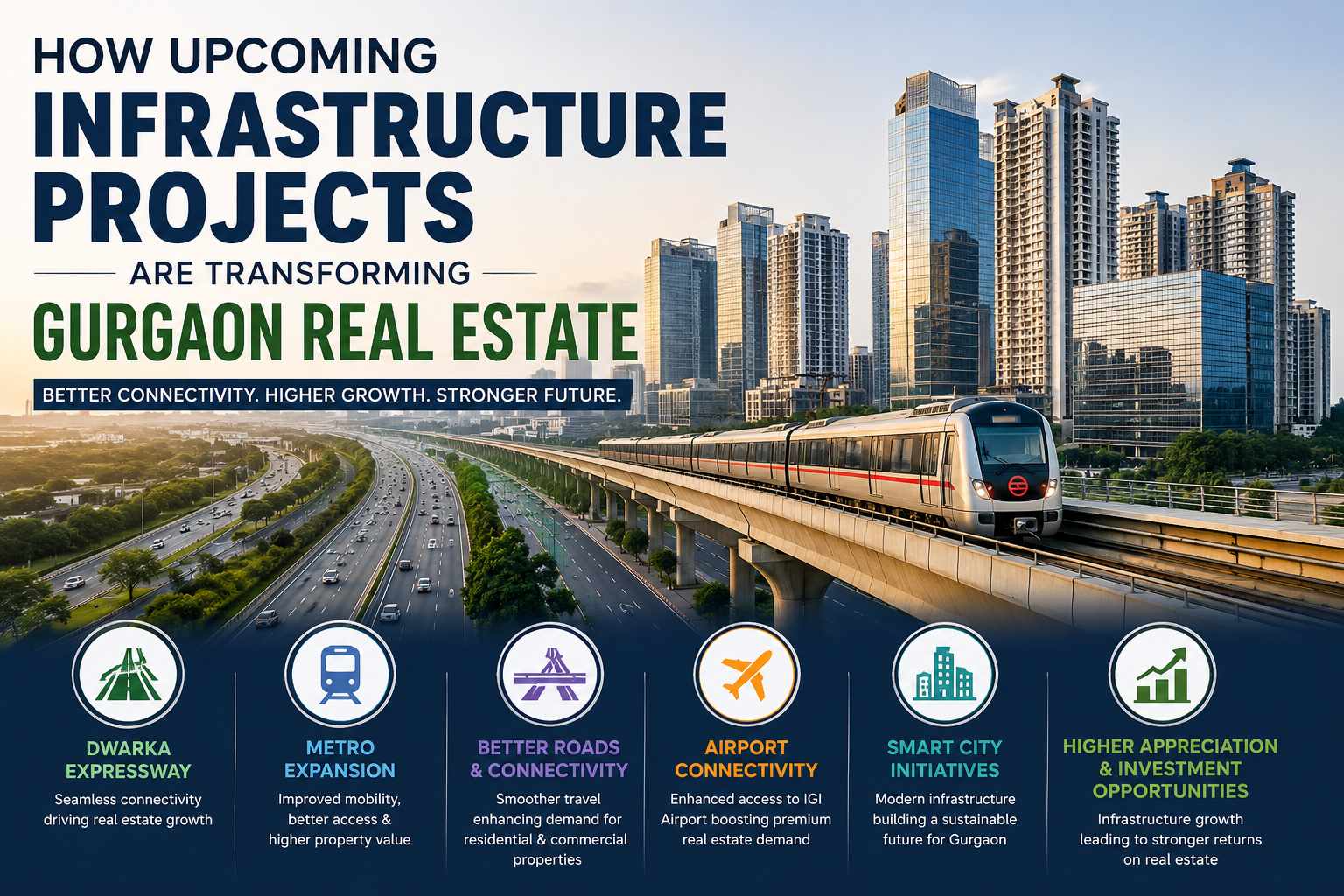 Upcoming Infrastructure Projects Transforming Gurgaon Real Estate