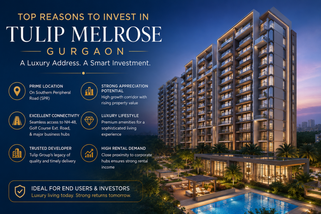 Top Reasons to Invest in Tulip Melrose Sector 69 Gurgaon