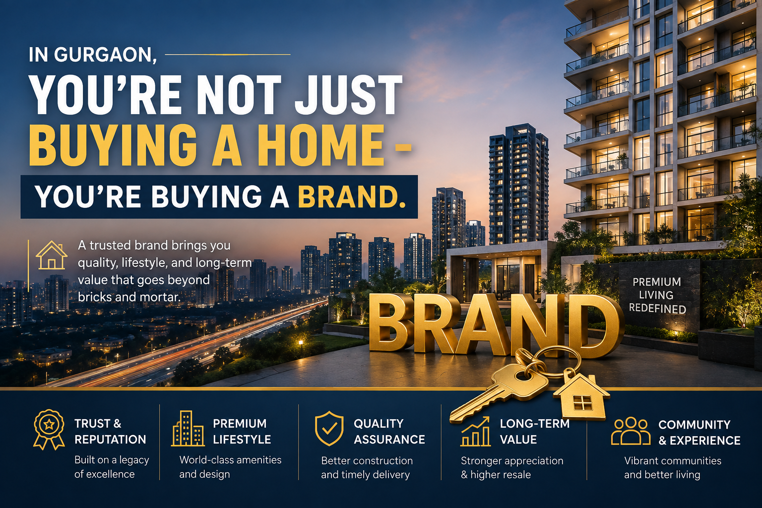 In Gurgaon, You’re Not Just Buying a Home – You’re Buying a Brand