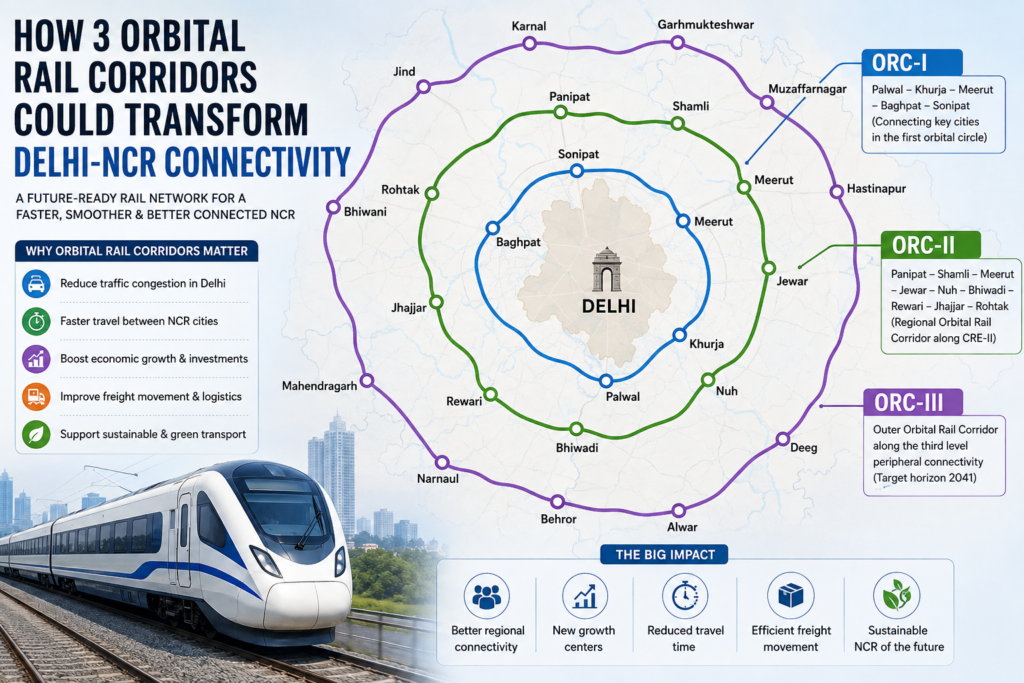 How 3 Orbital Rail Corridors Could Transform Delhi-NCR Connectivity