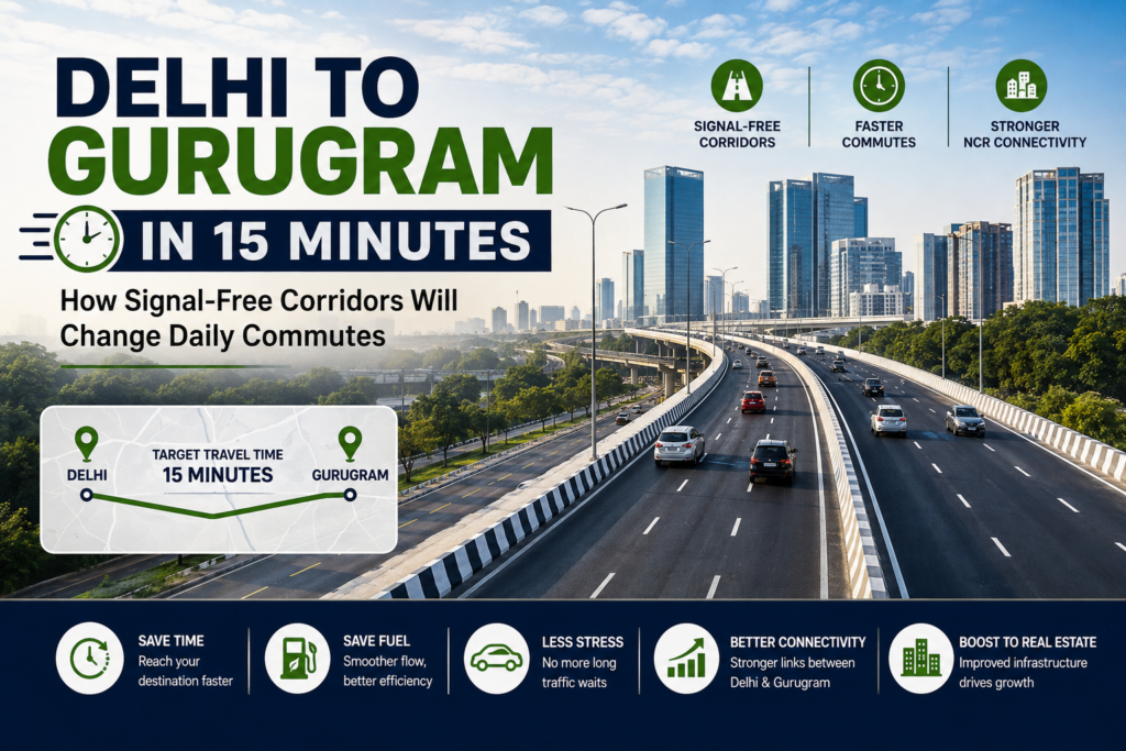 Delhi to Gurugram in 15 Minutes: How Signal-Free Corridors Will Change Daily Commutes