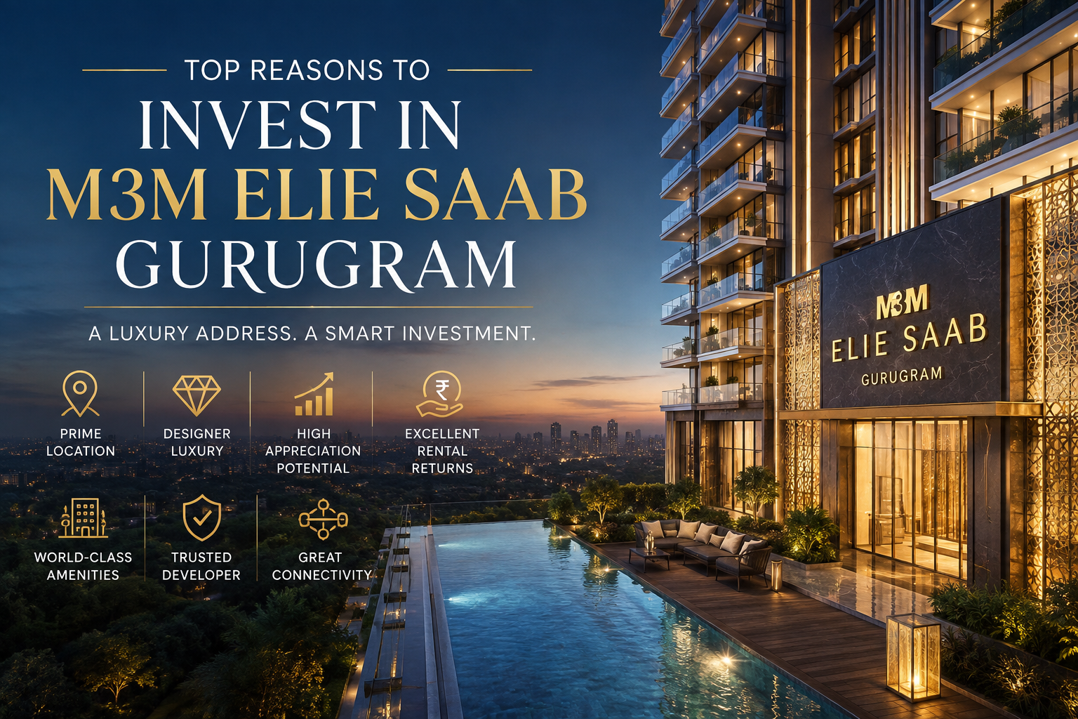 Top Reasons to Invest in M3M Elie Saab Gurugram