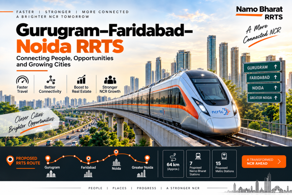 Gurugram–Faridabad–Noida RRTS: Route, Stations & Latest Updates