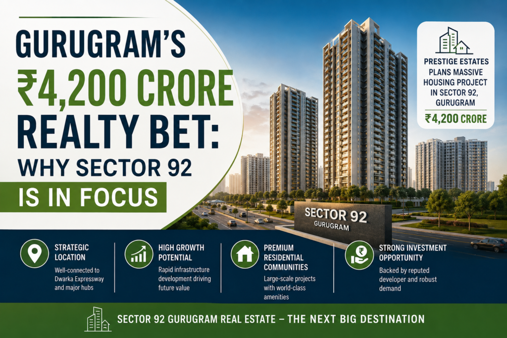 Gurugram’s ₹4,200 Crore Realty Bet: Why Sector 92 Is in Focus